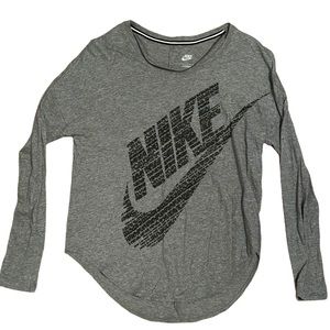 Nike Loose Fit Shirt Medium Gray